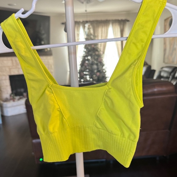 FP Movement by Free People Neon Yellow Sports Bra - Picture 2 of 5